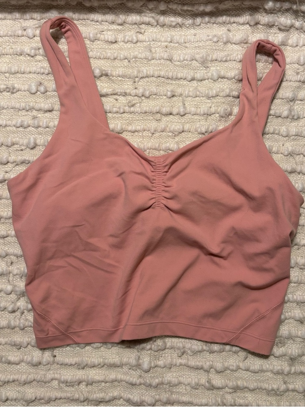 lululemon athletica Dusty Rose Pink Sports Bra